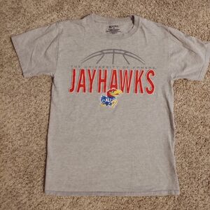 KU Jayhawks shirt men's small.  Great condition!